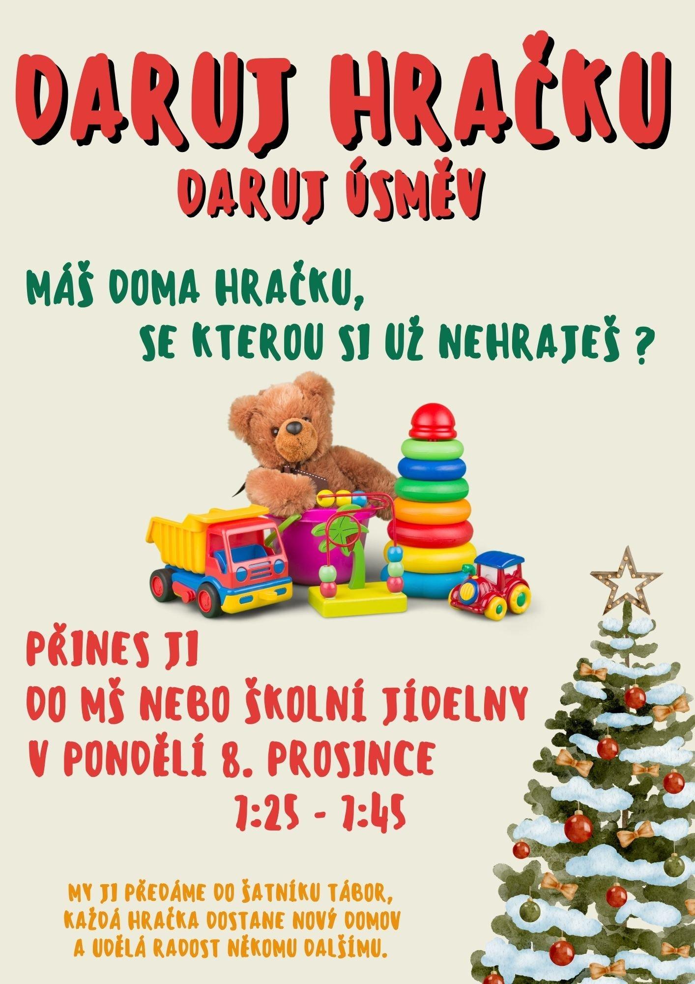 Daruj hračku, daruj úsměv