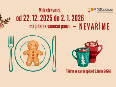 Vánoční pauza v jídelně