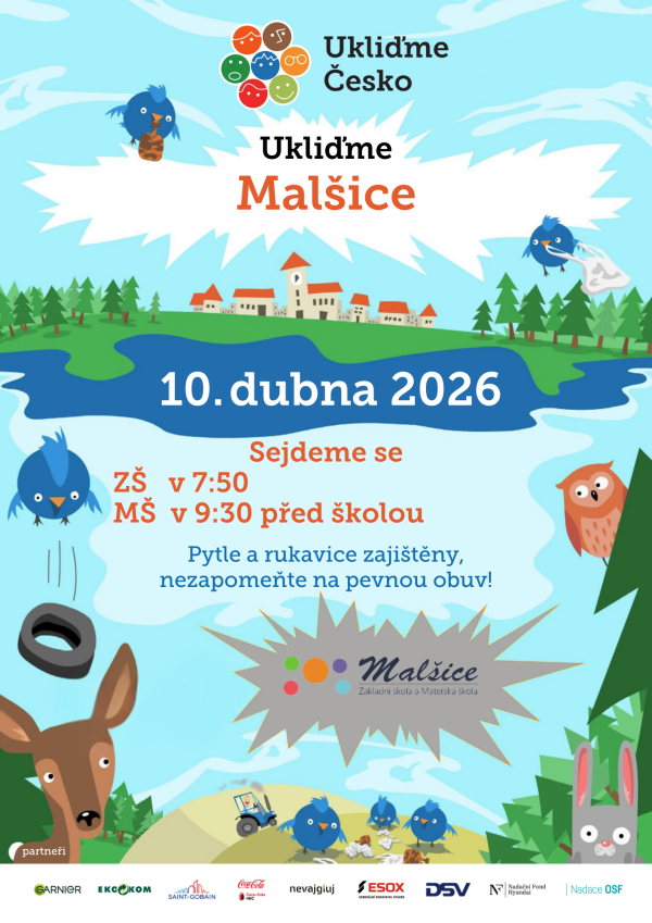 Ukliďme Malšice 10.4.2026