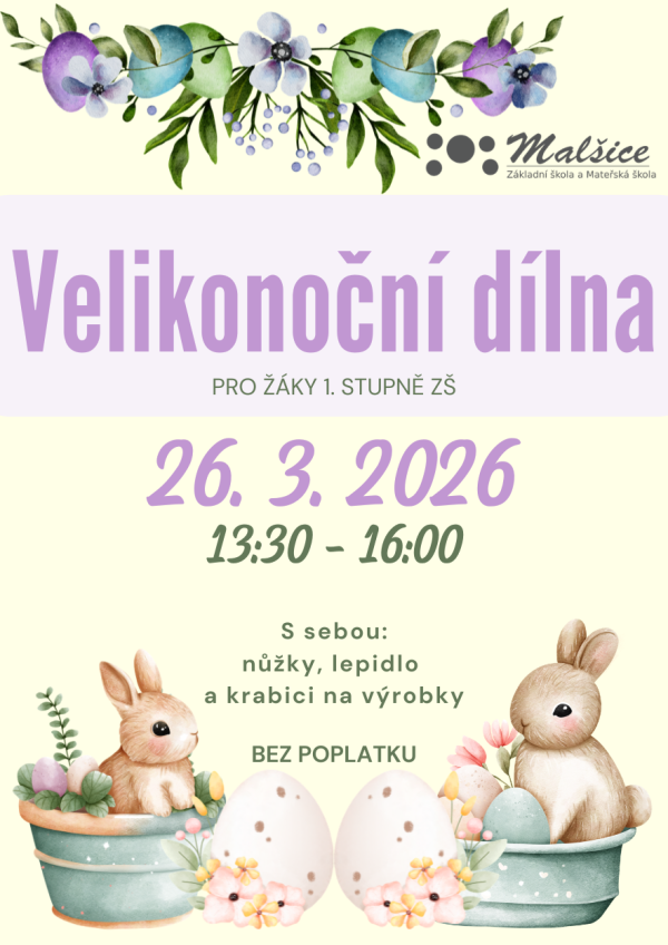 Velikonoční dílna 26.3.2026